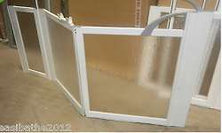 Shower doors Bi Fold Left Hand Fixed Panel & post Eurocare